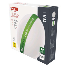 LED přisazené svítidlo TIVI, A CLASS, kruhové bílé 5,5W, IP44, neutrální bílá LED přisazené svítidlo TIVI, A CLASS, kruhové bílé 5,5W, IP44, neutrální bílá