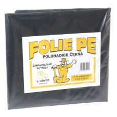 Folie černá 5 bm polohadice 0,8x5 m