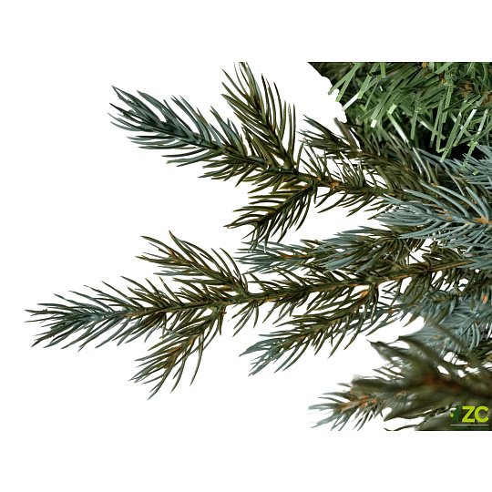 Strom vánoční umělý - Smrk stříbrný s kov.stoj 120 cm 344 větví  (cena bez slev)