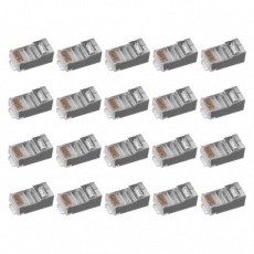 Konektor RJ45 pro FTP kabel (drát) CAT5E - 20ks Konektor RJ45 pro FTP kabel (drát) CAT5E - 20ks