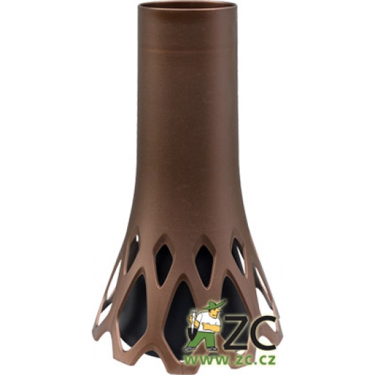 Váza hřbitovní Roseta bronz - se zátěží 1l