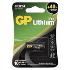 Lithiová baterie GP CR123A Lithiová baterie GP CR123A