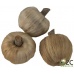 Dekorace - Jute Apple 6 cm - 3 ks