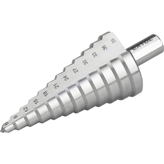 vrták stupňovitý, O 6-39mm/po 3mm, HSS-M2