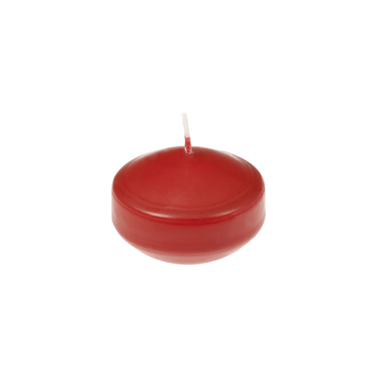 Svíčka plovoucí Floating  45x20 mm - červená