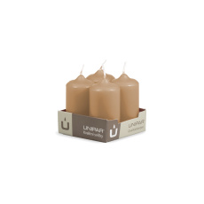 Svíčka adventní - MAT N95 Cylinder 40x80 mm - 4 ks krémová Svíčka adventní - MAT N95 Cylinder 40x80 mm - 4 ks krémová