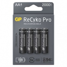 Nabíjecí baterie GP ReCyko Pro Professional AA (HR6) - 4ks Nabíjecí baterie GP ReCyko Pro Professional AA (HR6) - 4ks
