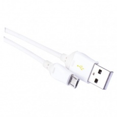 USB kabel 2.0 A/M - micro B/M 1m bílý, Quick Charge USB kabel 2.0 A/M - micro B/M 1m bílý, Quick Charge