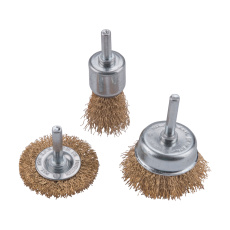 kartáče pomosazené, sada 3ks, O 25-50-50mm