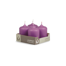 Svíčka adventní - MAT N153 Cylinder 50x70 mm - 4 ks fialová Svíčka adventní - MAT N153 Cylinder 50x70 mm - 4 ks fialová