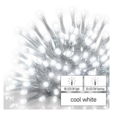 Standard LED spojovací řetěz blikající – rampouchy, 2,5 m, venkovní, studená bílá Standard LED spojovací řetěz blikající – rampouchy, 2,5 m, venkovní, studená bílá
