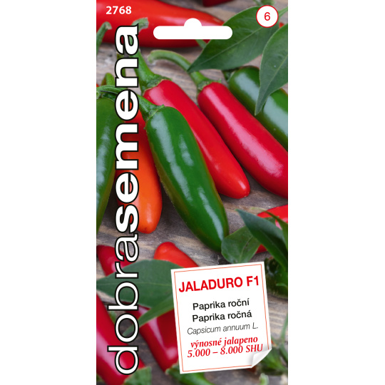 Dobrá semena Paprika zel. - Jaladuro F1, jalapeno 10s