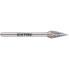 fréza karbidová, konická-jehlan, ⌀6x13mm, ⌀stopky 3mm, sek střední (double-cut) fréza karbidová, konická-jehlan, ⌀6x13mm, ⌀stopky 3mm, sek střední (double-cut)