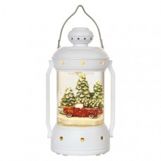 LED vánoční lucerna, 19,5 cm, 3x AA, vnitřní, teplá bílá, časovač LED vánoční lucerna, 19,5 cm, 3x AA, vnitřní, teplá bílá, časovač