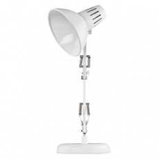 Stolní lampa DUSTIN na žárovku E27, bílá Stolní lampa DUSTIN na žárovku E27, bílá