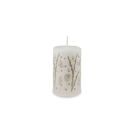 Svíčka Willow Pillar 60 x 100 mm - béžová