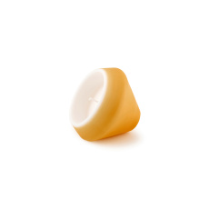 Svíčka plovoucí Floating Cone 60x50 mm - žlutá (3 ks)