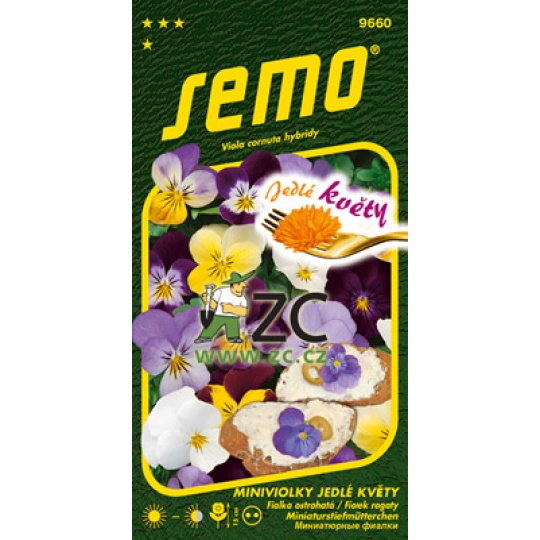Miniviolka - Jedlé květy 0,3g - série JEDLÉ KVĚTY