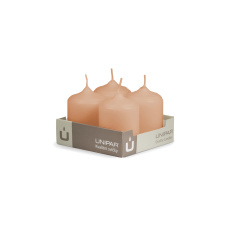Svíčka adventní - MAT N22 Cylinder 50x70 mm - 4 ks meruňková Svíčka adventní - MAT N22 Cylinder 50x70 mm - 4 ks meruňková