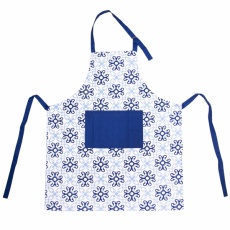 Zástěra kuch. bavlna BLUE SHAPES Zástěra kuch. bavlna BLUE SHAPES