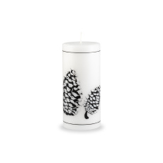 Svíčka Cone Pillar 90x200 mm - bílá