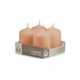 Svíčka adventní -  MAT N22 Cylinder 60x90 mm - 4 ks meruňková