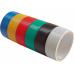 pásky izolační PVC, sada 6ks, 19mm x 18m, (3m x 6ks)