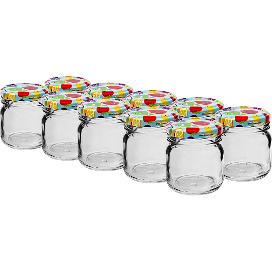 Sklenice šroubovací 40 ml s víčkem 43 (10 ks)