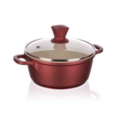 BANQUET Hrnec s keramickým povrchem GOURMET CERAMIA 1,3 l, 16 x 7,5 cm, s poklicí BANQUET Hrnec s keramickým povrchem GOURMET CERAMIA 1,3 l, 16 x 7,5 cm, s poklicí