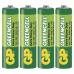 Zinková baterie GP Greencell AA (R6) - 4ks