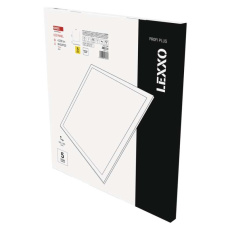LED panel LEXXO backlit 60×60, čtvercový vestavný bílý, 30W neutr. b. LED panel LEXXO backlit 60×60, čtvercový vestavný bílý, 30W neutr. b.