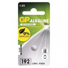 Alkalická knoflíková baterie GP 192F (LR41) Alkalická knoflíková baterie GP 192F (LR41)