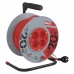 Prodlužovací kabel na bubnu 20 m / 4 zásuvky / červený / PVC / 230 V / 1 mm2