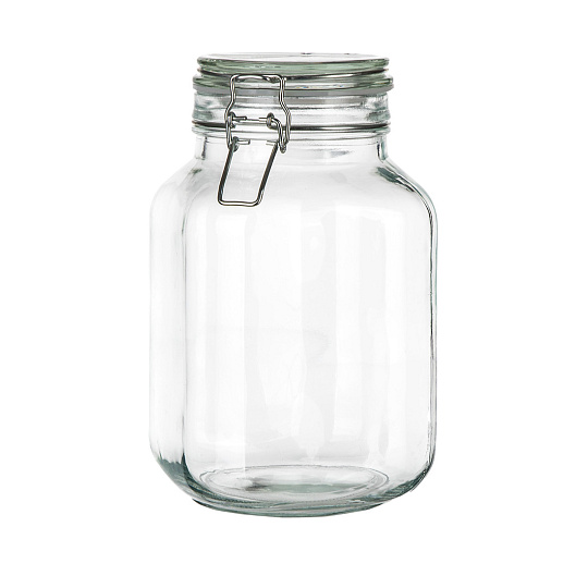 Dóza hermetická hranatá 2000 ml skl. s patent.uzávěrem Erea